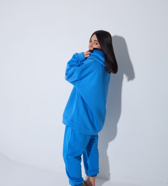 Худі Skyline Ease Синій | Showroom By Nona — зображення 4